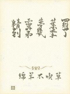 精灵梦叶罗丽出到第几季了封面