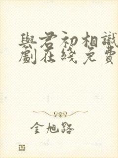 与君初相识电视剧在线免费观看全集