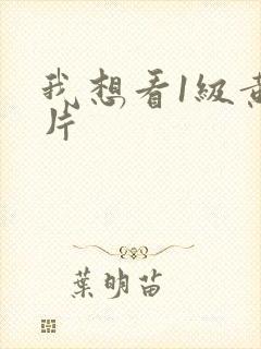 我想看1级黄色片