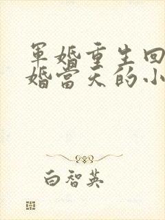 军婚重生回到结婚当天的小说推荐