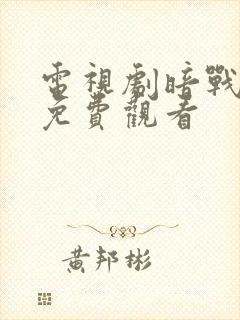 电视剧暗战风云免费观看封面