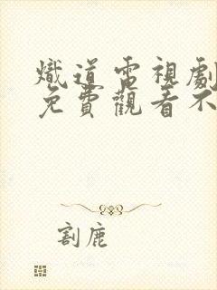 炽道电视剧全集免费观看不卡封面