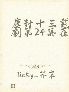 尘封十三载电视剧第24集在线观看封面