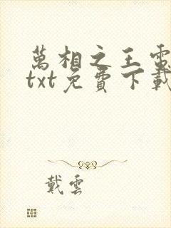 万相之王电子书txt免费下载