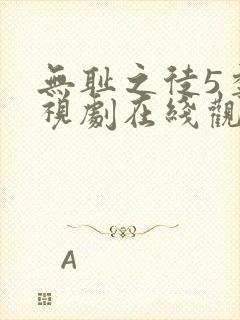 无耻之徒5季电视剧在线观看免费高清