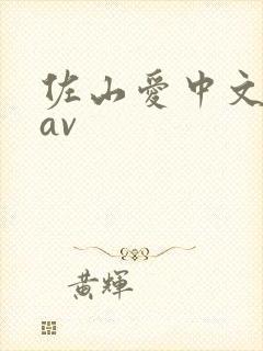佐山爱中文字幕av