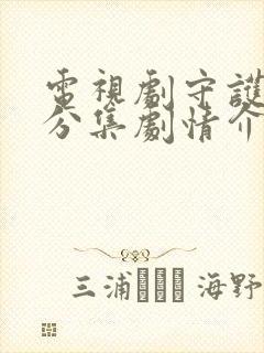 电视剧守护者们分集剧情介绍