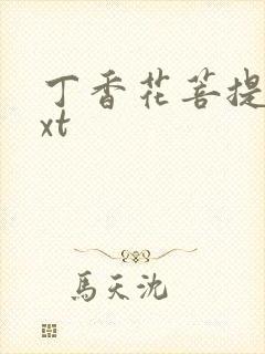 丁香花菩提树txt