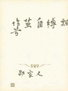 作茧自缚 飘阿兮封面