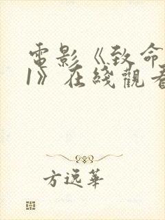 电影《致命黑兰1》在线观看封面