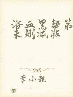 浴血黑帮第二季未删减版