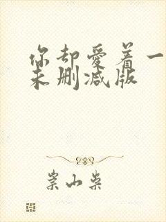 你却爱着一个他未删减版