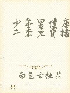 少年男仆库洛第二季免费播放