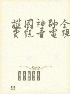 护国神帅全集免费观看电视剧封面