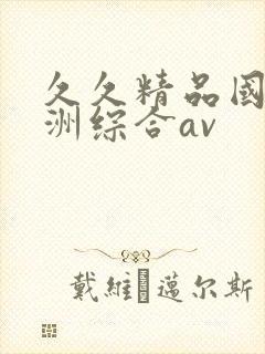 久久精品国产亚洲综合av