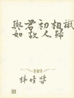 与君初相识 犹如 故人归