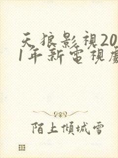 天狼影视2021年新电视剧