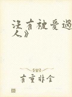 没有被爱过的女人》