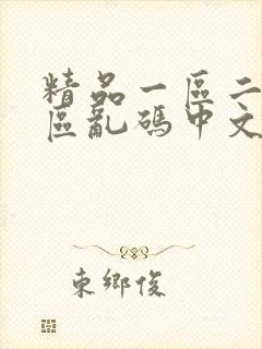精品一区二区三区乱码中文