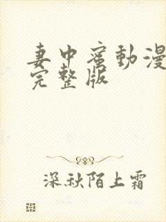 妻中蜜动漫结局完整版