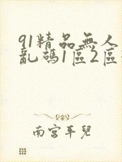 91精品无人区乱码1区2区3区