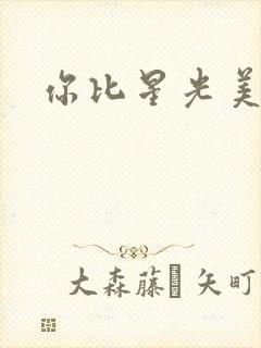 你比星光美丽