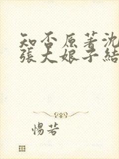 知否原著沈从兴张大娘子结局