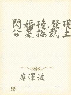 闪婚后,发现老公是总裁上司在线小说