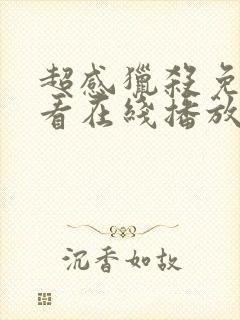 超感猎杀免费观看在线播放封面