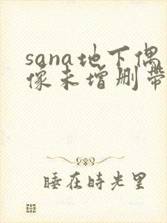 sana地下偶像未增删带翻译动画封面