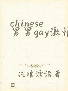 chinese男男gay激情