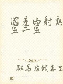 国产内射熟女一区二区