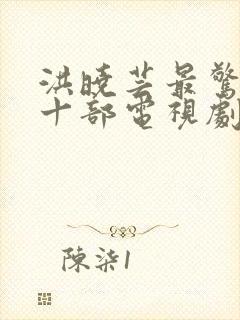 洪晓芸最惊艳的十部电视剧