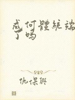 成何体统端王穿了吗封面