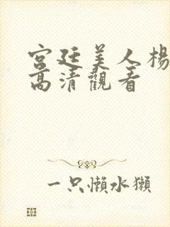 宫廷美人杨贵妃高清观看