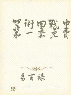 咒术回战中文版第一季免费观看