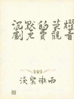 沉默的荣耀电视剧免费观看全集下