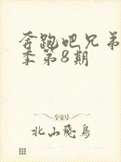 奔跑吧兄弟第八季第8期封面