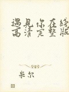 遇见你在线观看高清完整版电影