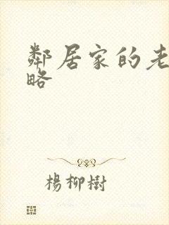 邻居家的老婆攻略