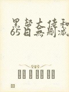 黑帮大佬和我365日无删减2封面