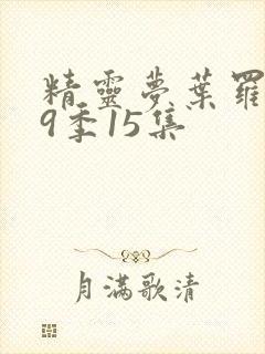 精灵梦叶罗丽第9季15集封面