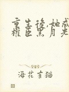 重生后,她成了权臣黑月光原著