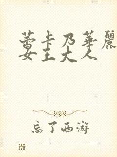 蕾卡乃华丽我的女王大人