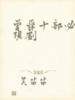 曾舜十部必看电视剧