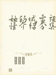 她的城电视剧剧情介绍分集