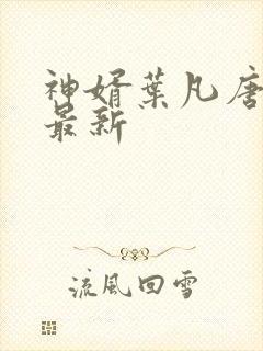 神婿叶凡唐若雪最新