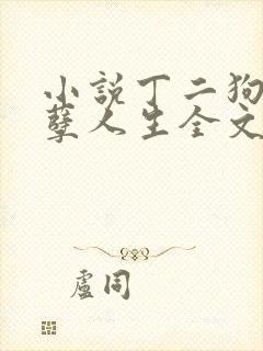 小说丁二狗的妖孽人生全文