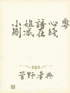 小姐诱心粤语未删减在线