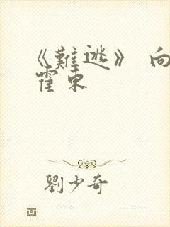 《难逃》 向晴 霍东